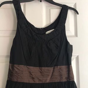 WHBM black and brown dress